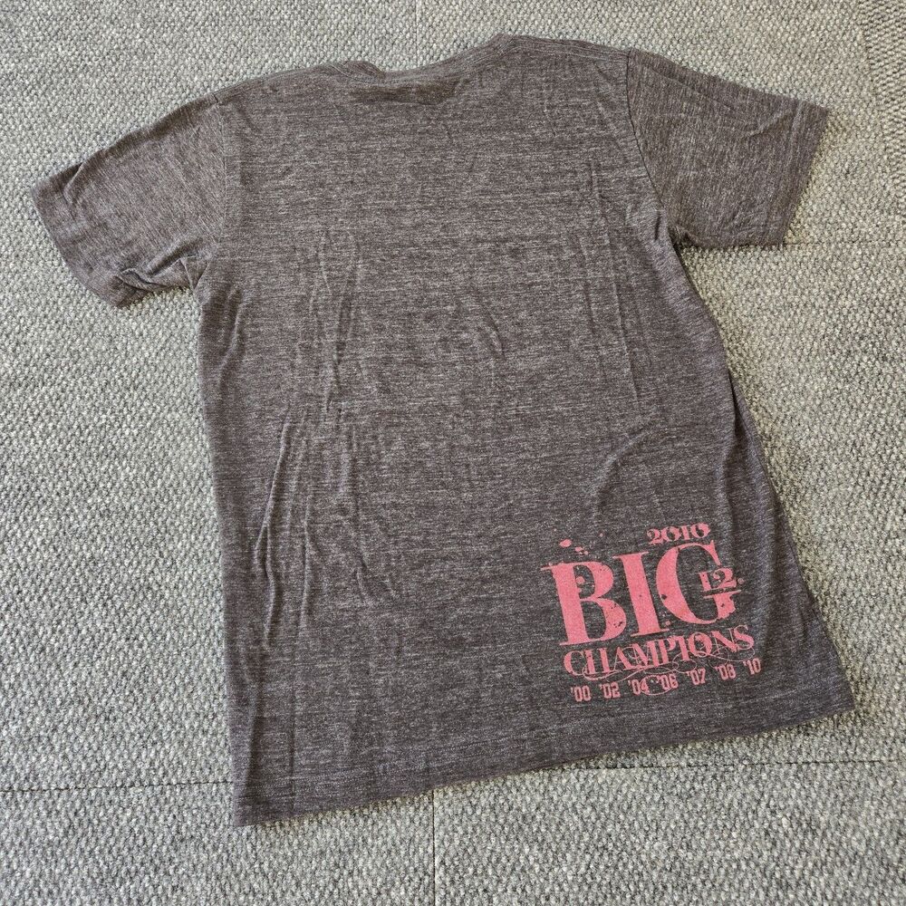 Vintage Oklahoma Sooners 2010 Big 12 Champions T-Shirt Last Game Vs Nebraska M - Picture 4 of 7
